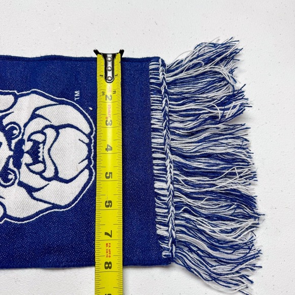 Butler Bulldogs Scarf Blue White EST 1855 NCAA Basketball Tradition Scarves - Picture 8 of 9